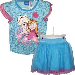 Disney 💫 Frozen Cute Skirt & Shirt 💫
